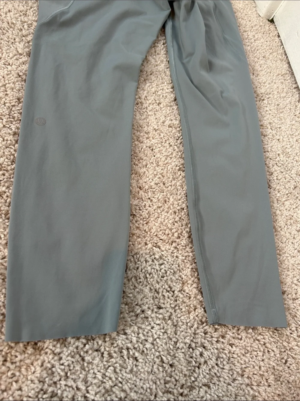 Lululemon Fast and Free Tight II muted slate-blue high-rise leggings Size 10